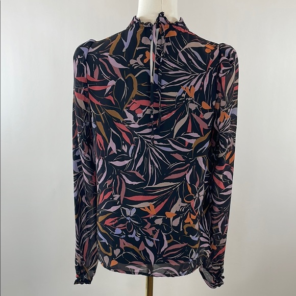 Peter Som Collective Leaf Printed Top, 4 - Picture 8 of 12